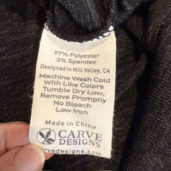 Carve Designs Long Sleeve Drawstring Waist Mini T-Shirt Dress Size Small - Picture 6 of 9